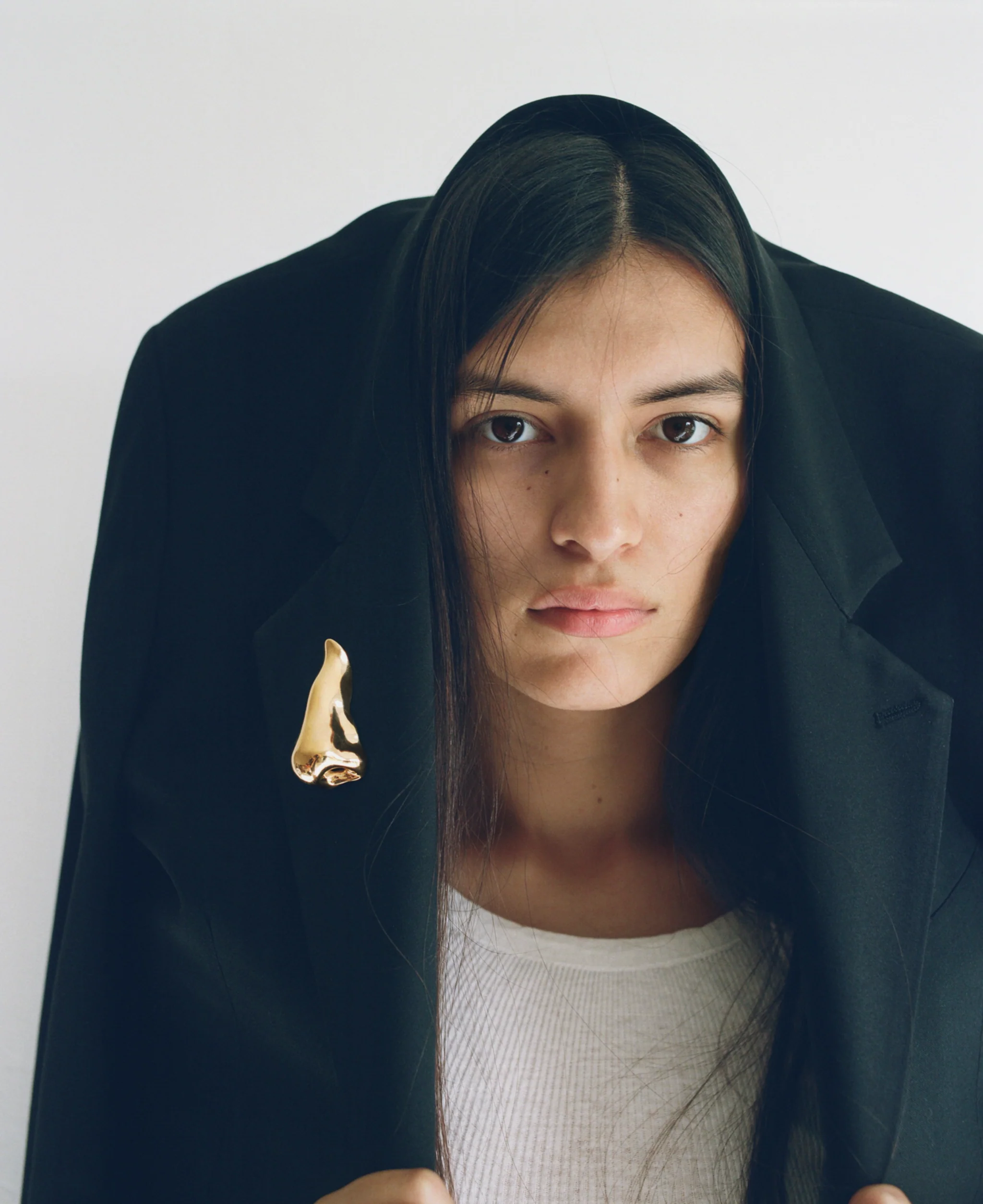 18K GOLD NOSE BROOCH - Image 3
