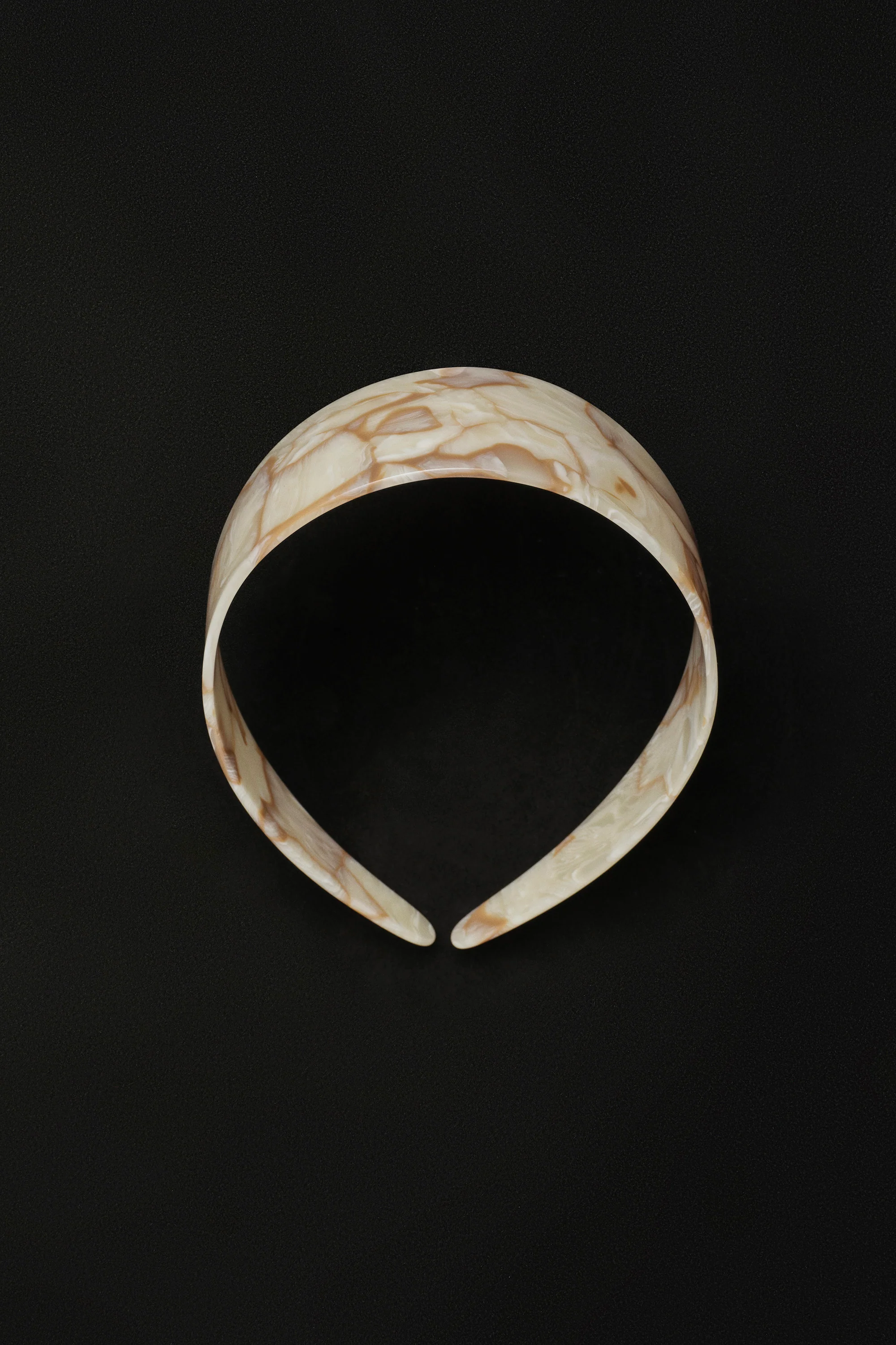 Bessette Headband in Alabaster