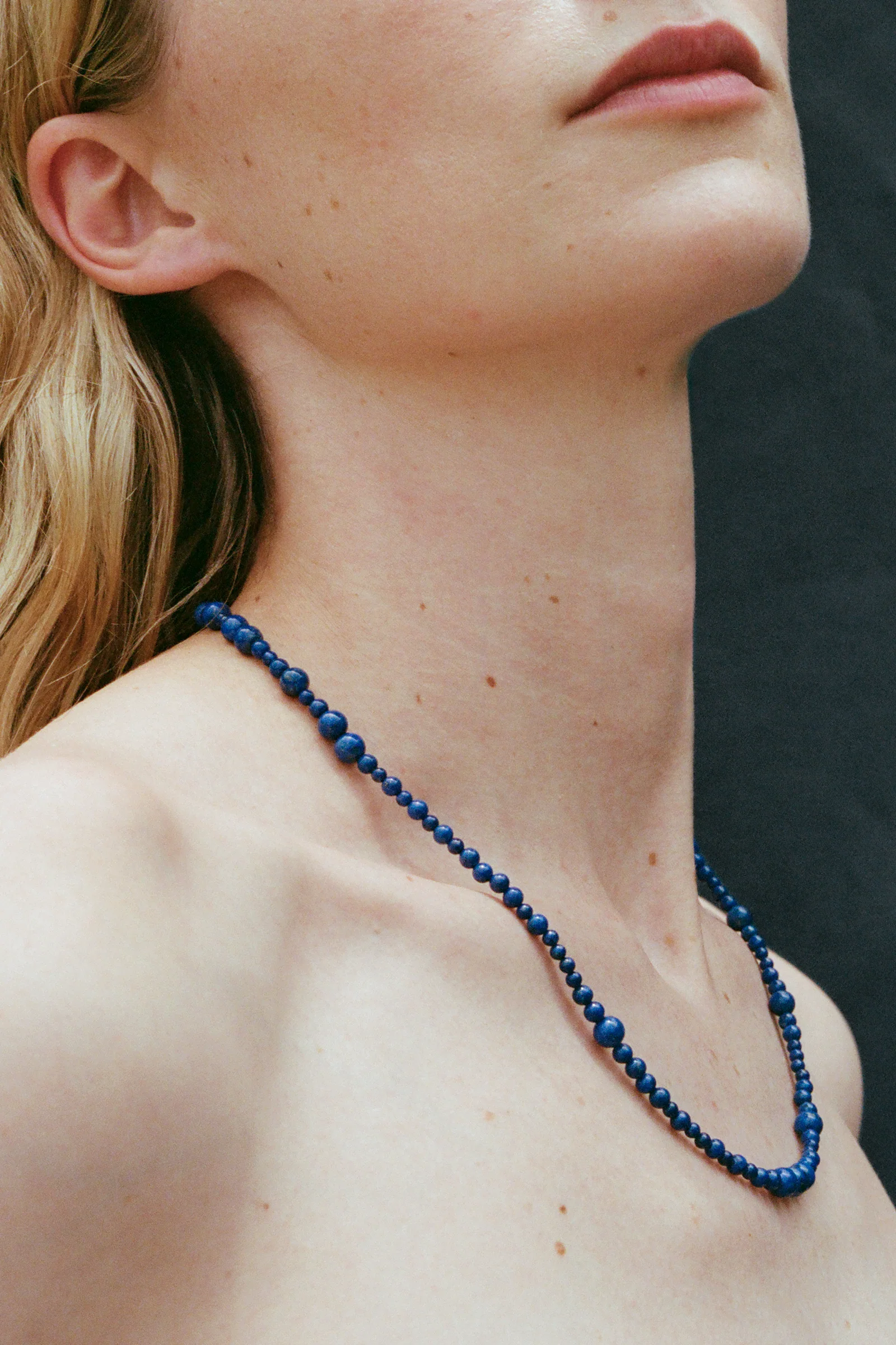 Constellation Necklace in Lapis, 20in - Image 3