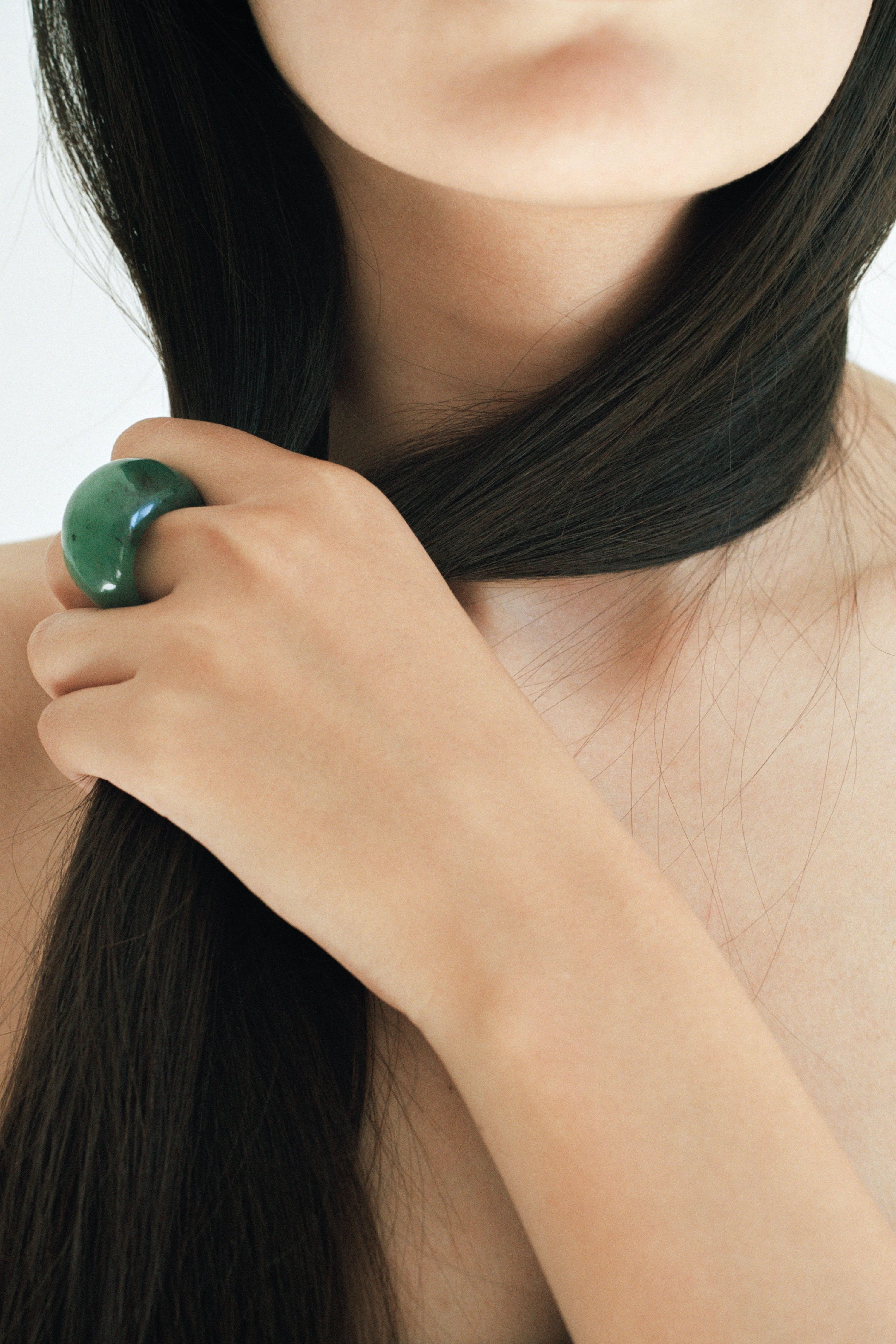 JADE DONUT RING - Image 3