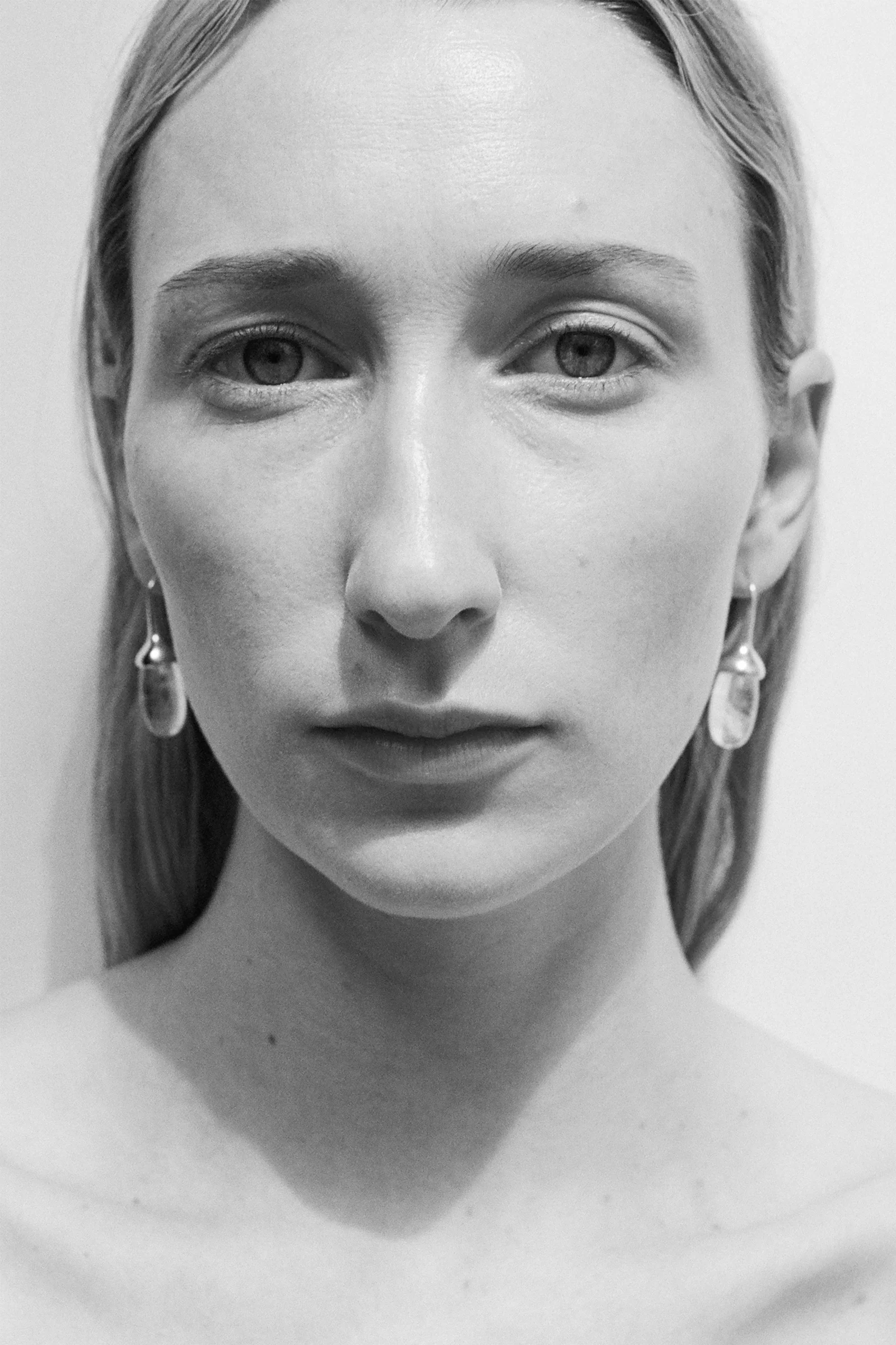 Dripping Stone Earrings in Quartz - Image 3