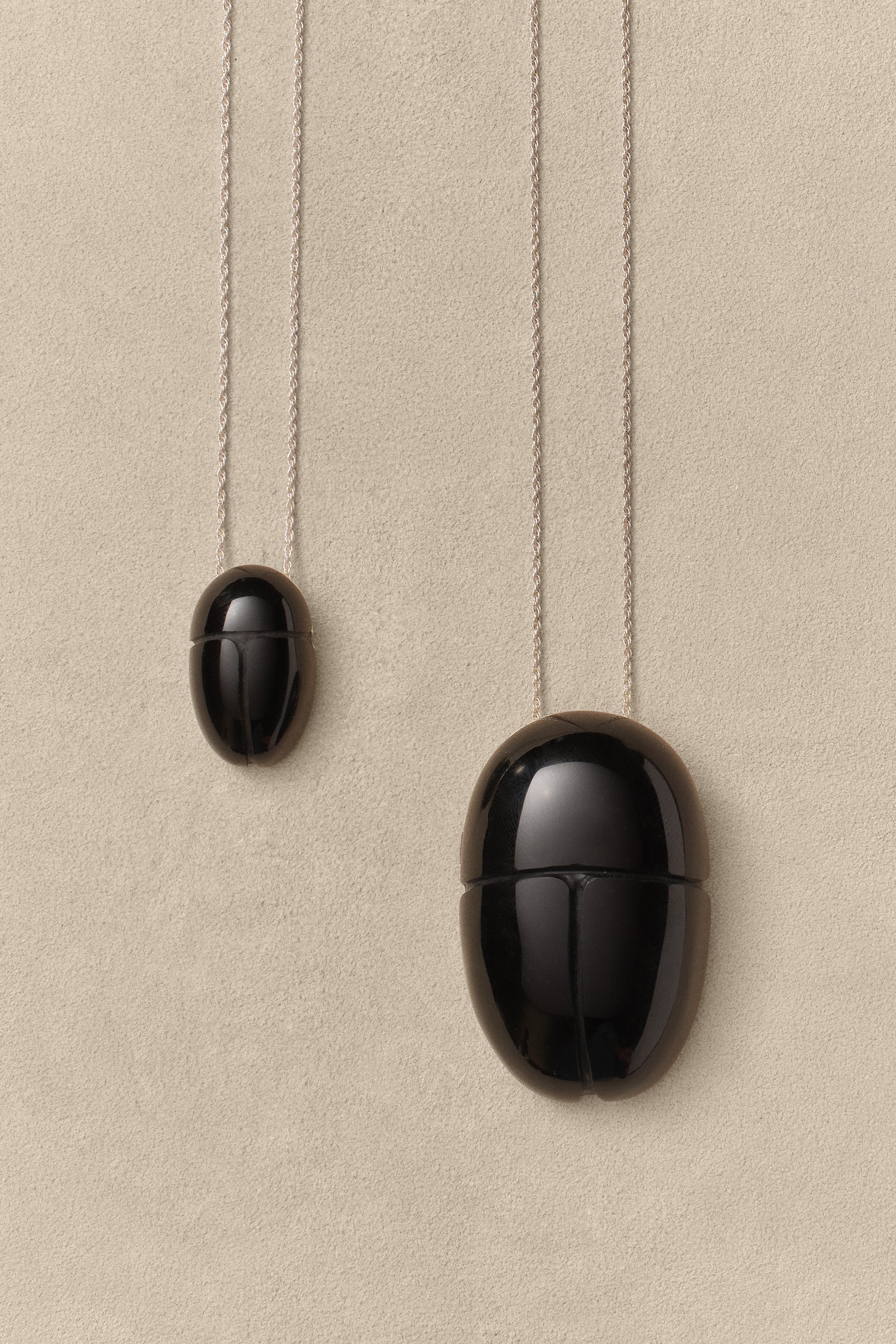Everyday Scarab Pendant in Onyx - Image 3