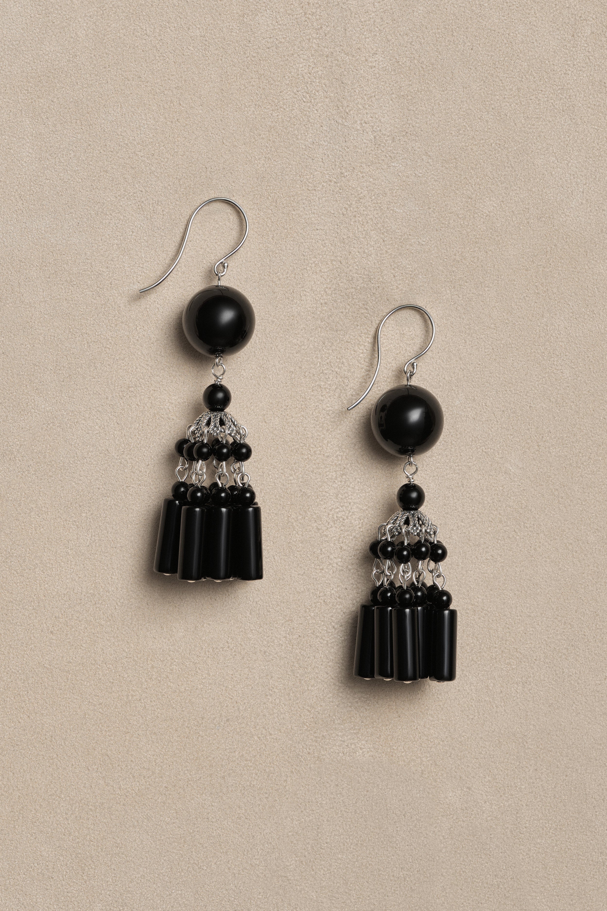 Flamenco Earrings in Onyx - Image 2