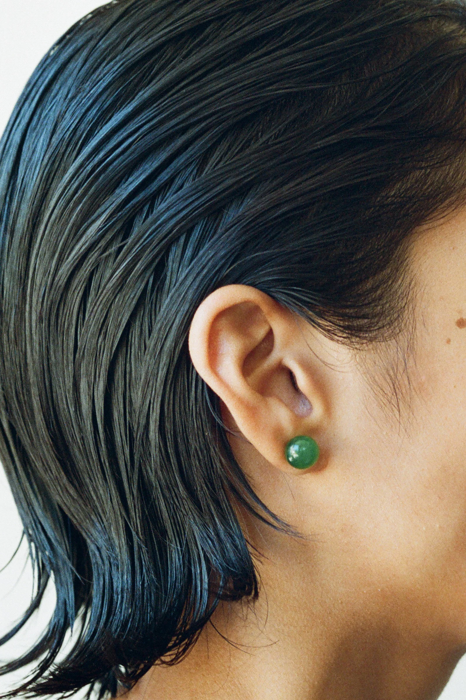 JADE BOULE STUDS - Image 2