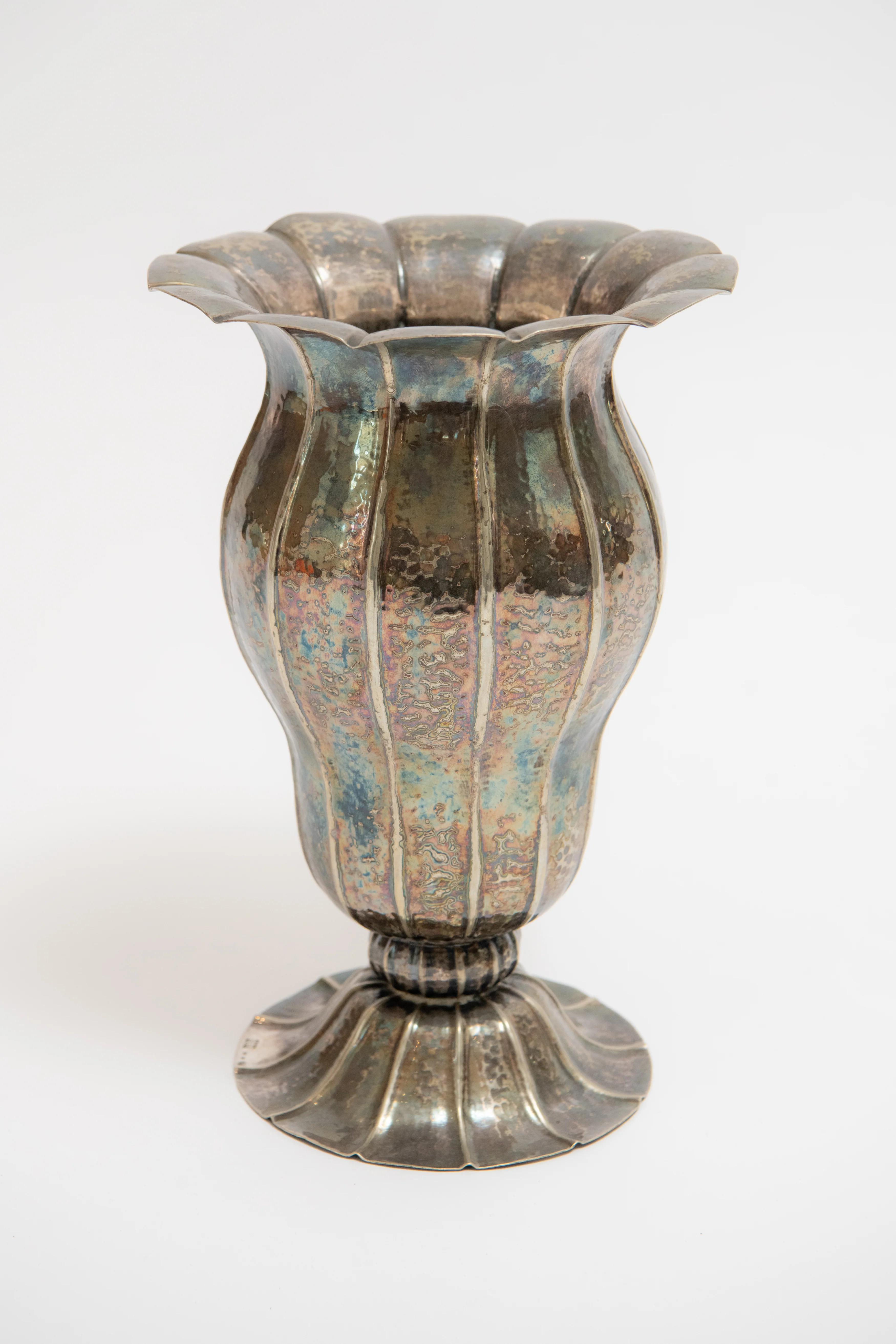 JOSEF HOFFMANN, WIENER WERKSTÄTTE, SILVER VASE, C. 1925 - Image 2