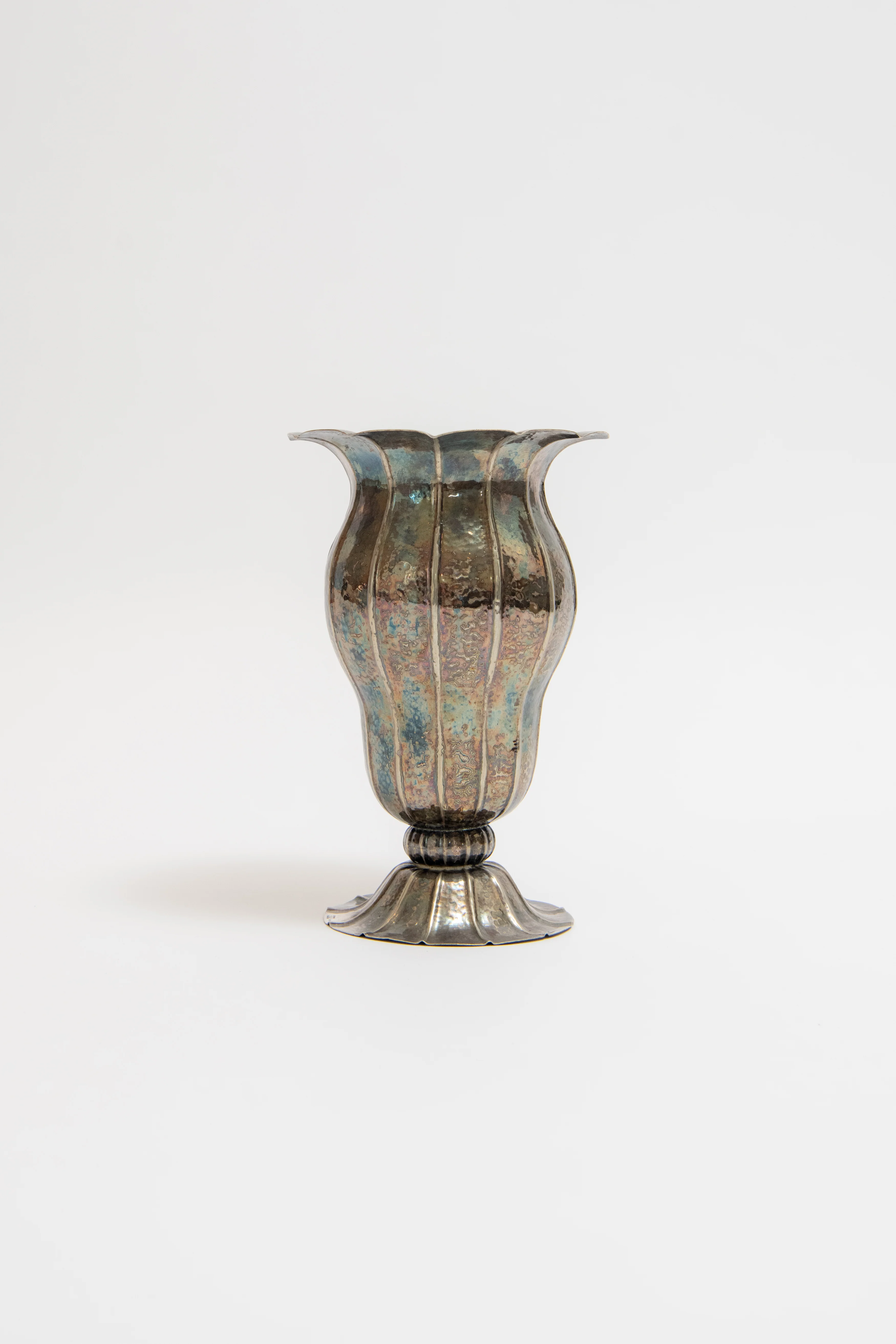 JOSEF HOFFMANN, WIENER WERKSTÄTTE, SILVER VASE, C. 1925 - Image 3