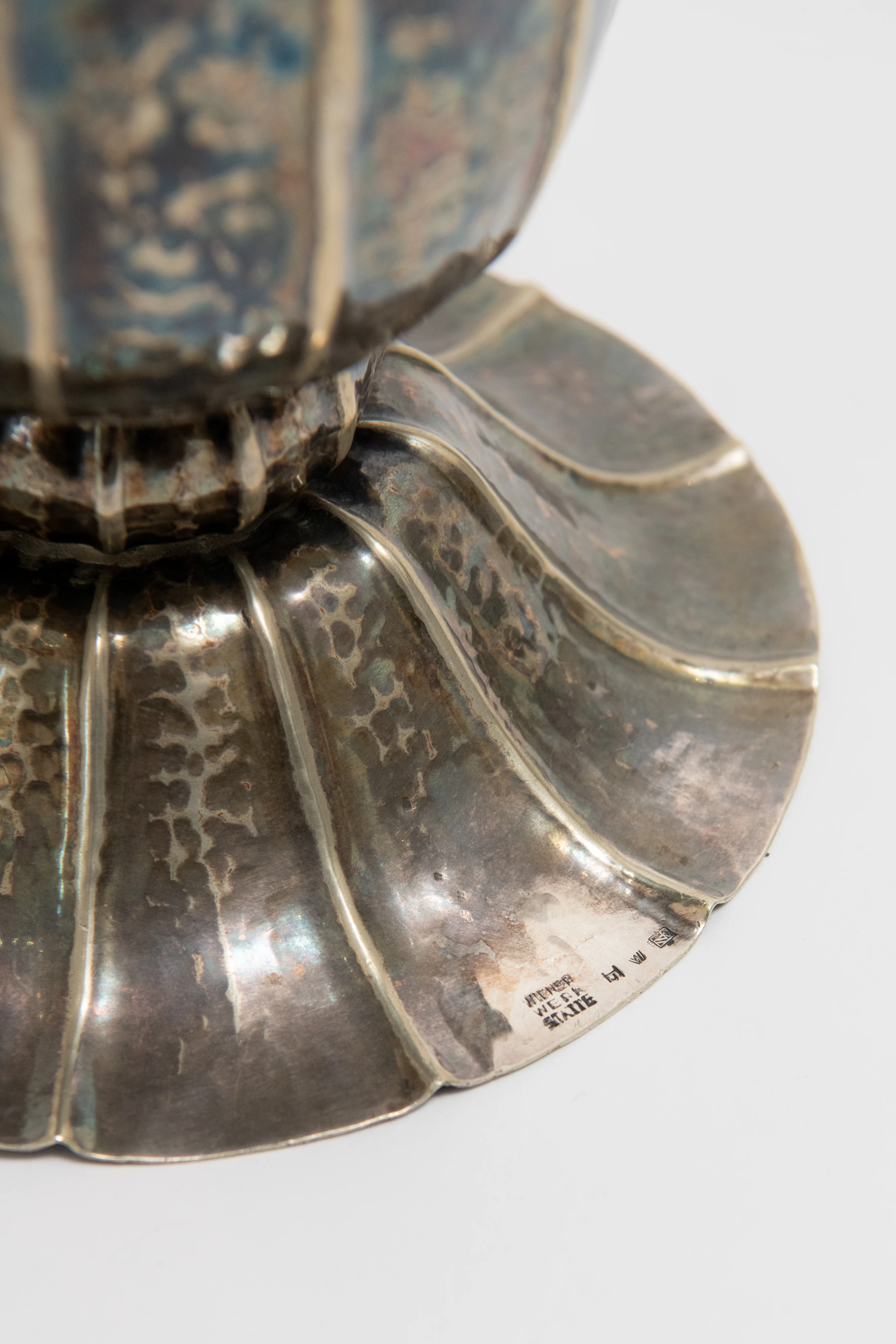 JOSEF HOFFMANN, WIENER WERKSTÄTTE, SILVER VASE, C. 1925 - Image 5