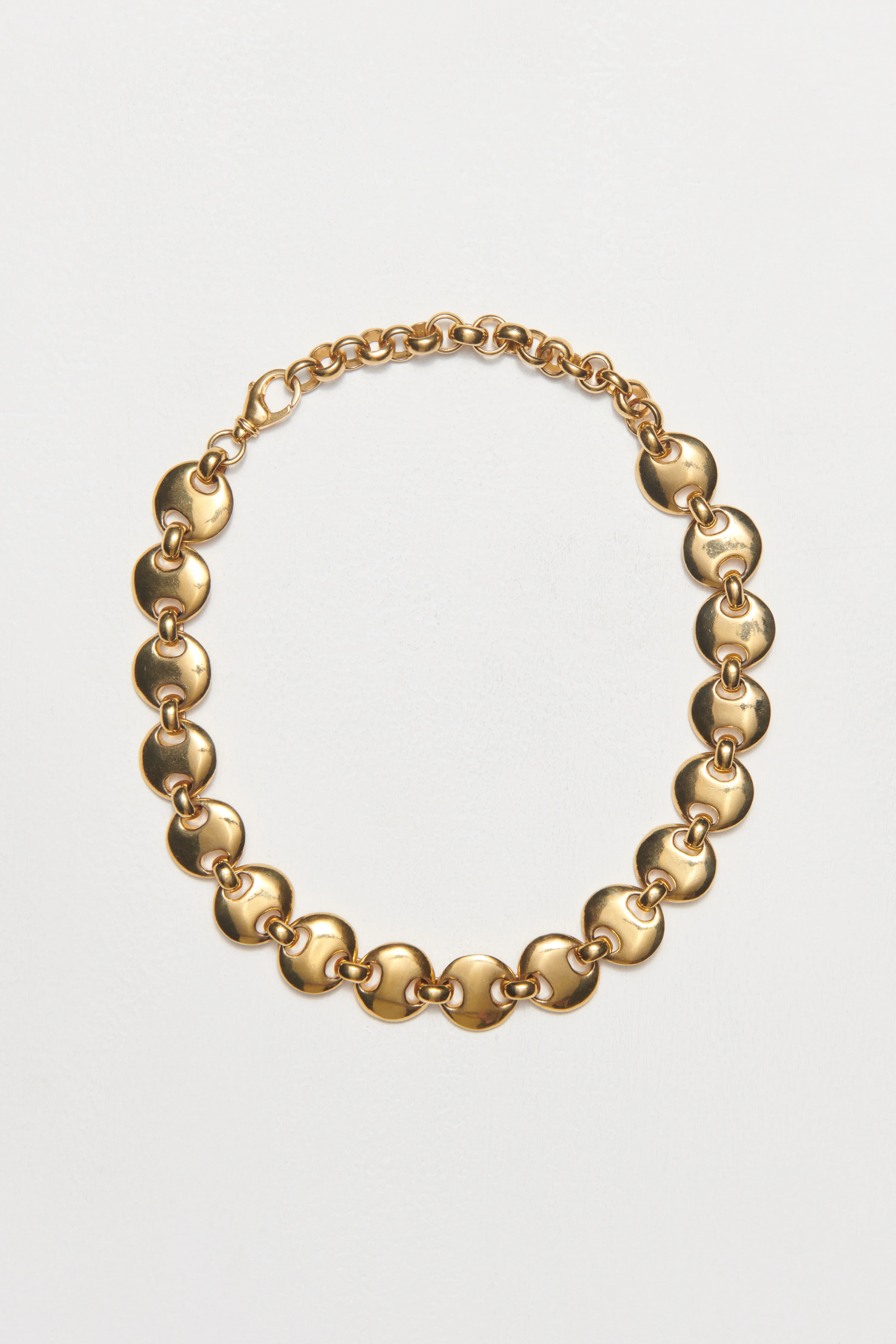 LARGE CIRCLE LINK NECKLACE - Image 4