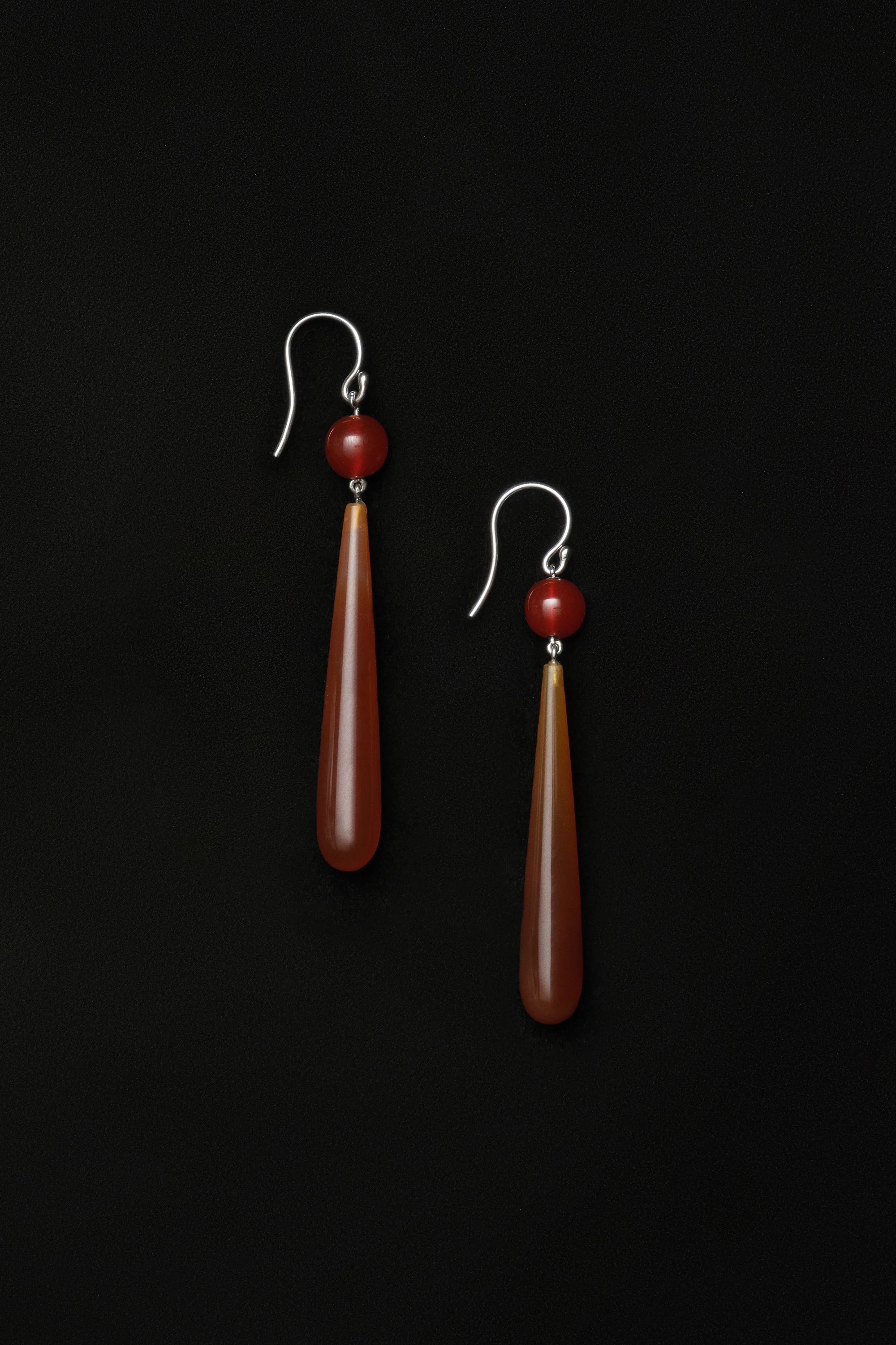 Long Isadore Earrings in Carnelian - Image 2