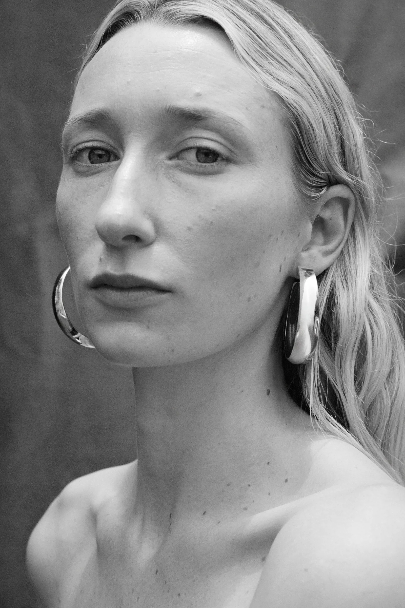 Large Moon Hoops - Image 2