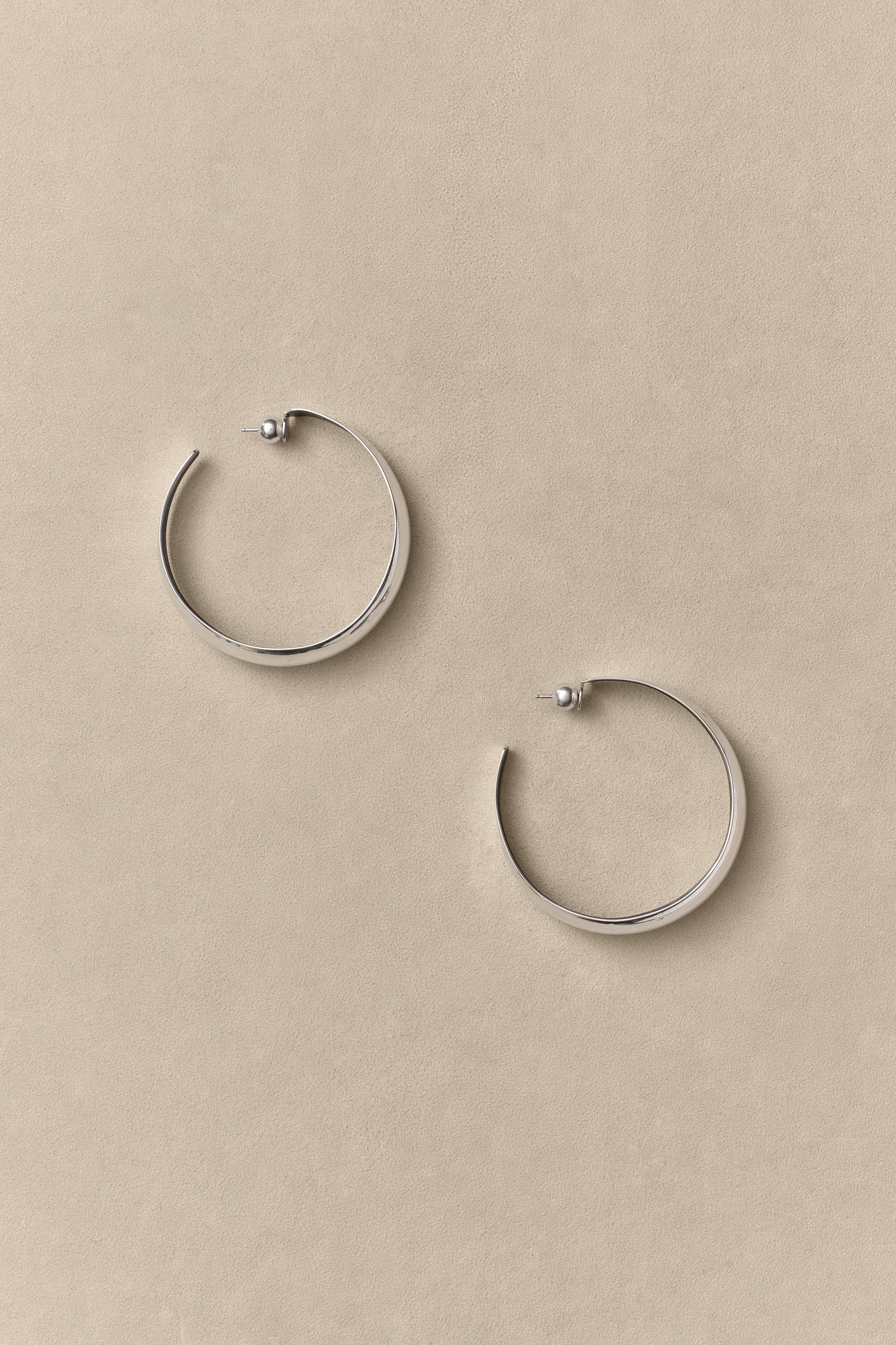 Large Moon Hoops - Image 3