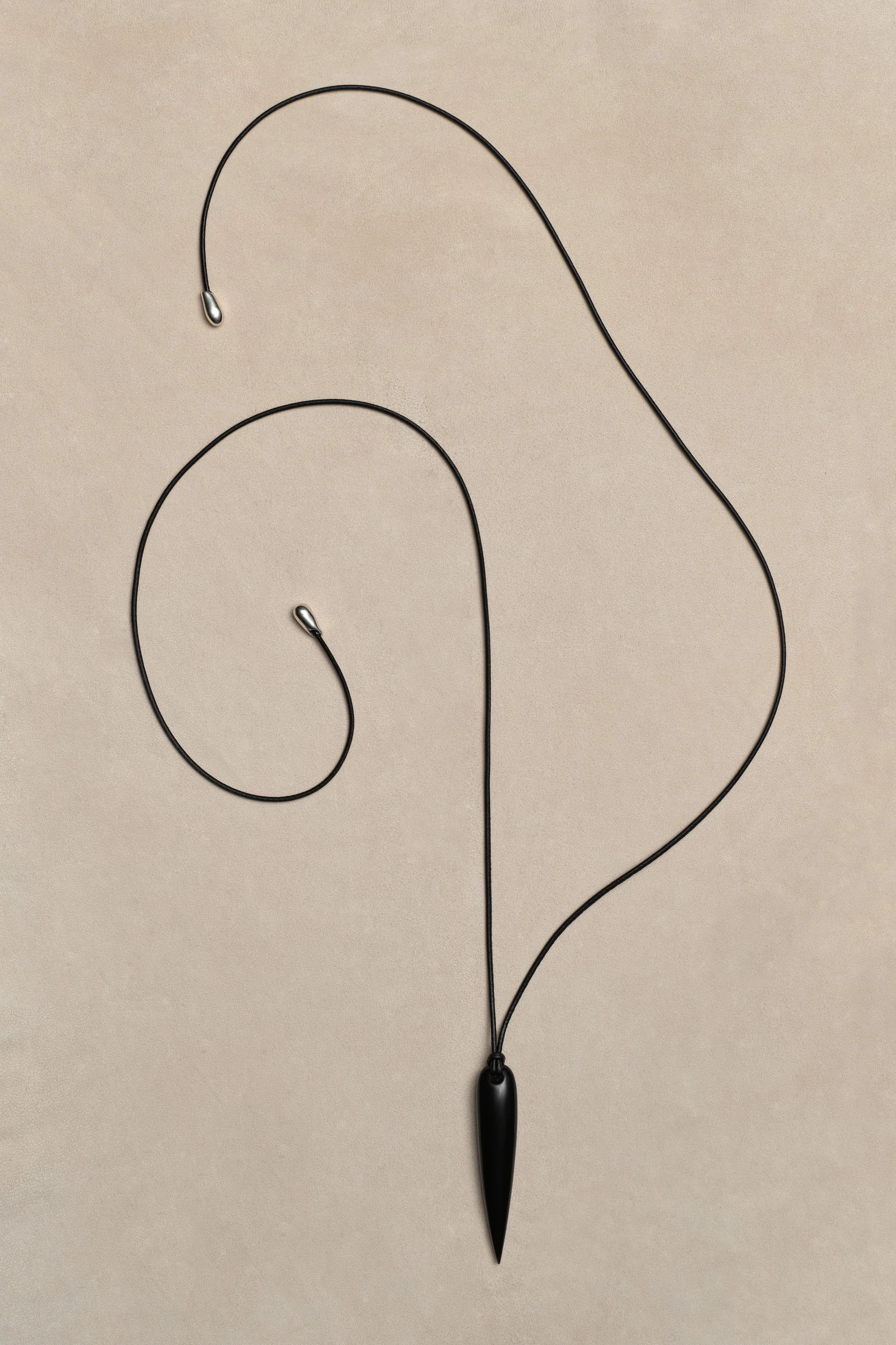 Large Spear Pendant in Onyx - Image 2