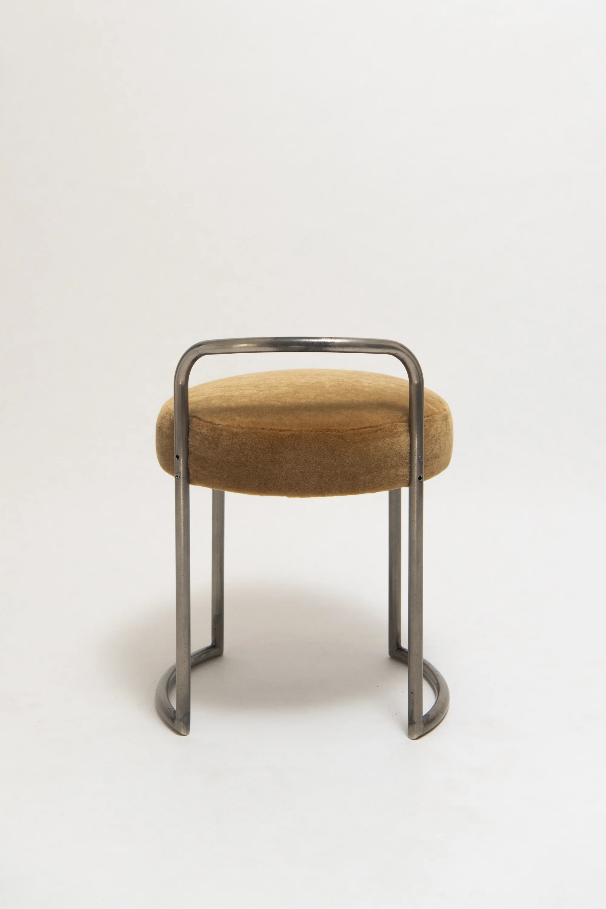 LOUIS SOGNOT, TUBULAR METAL STOOL, C. 1930 - Image 3