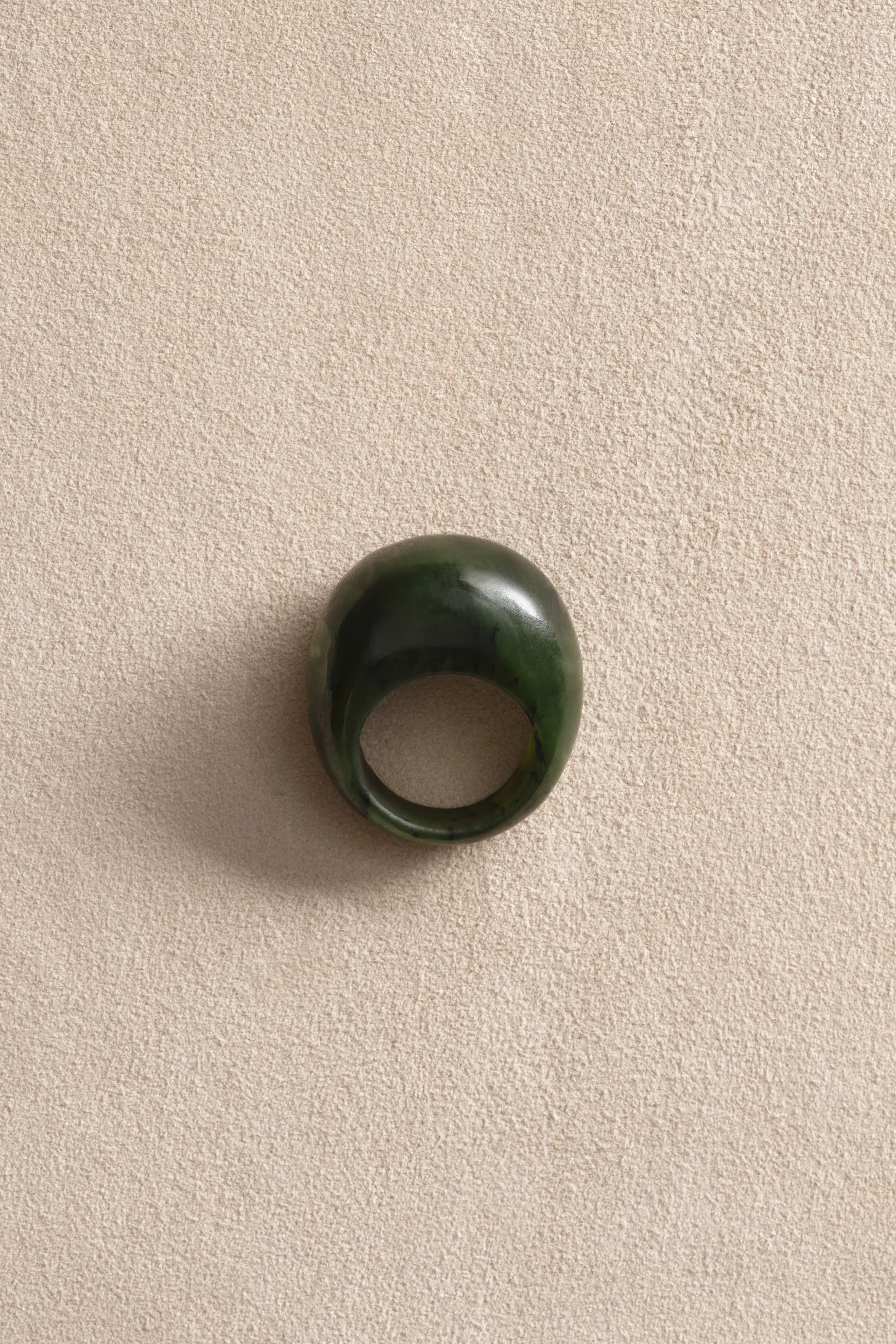 Medium Jade Donut Ring - Image 4