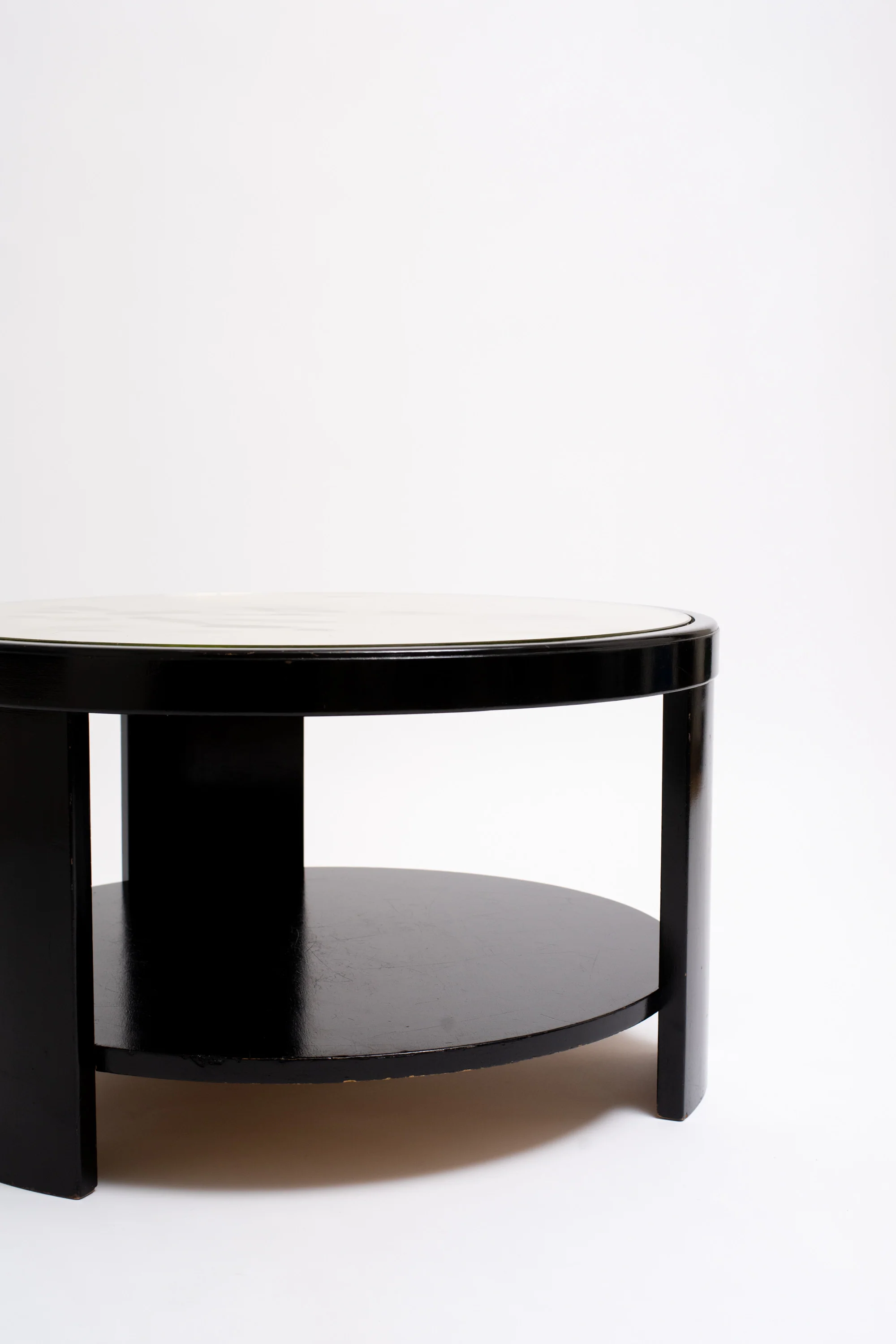 MIRROR TOP TABLE, C. 1930 - Image 3