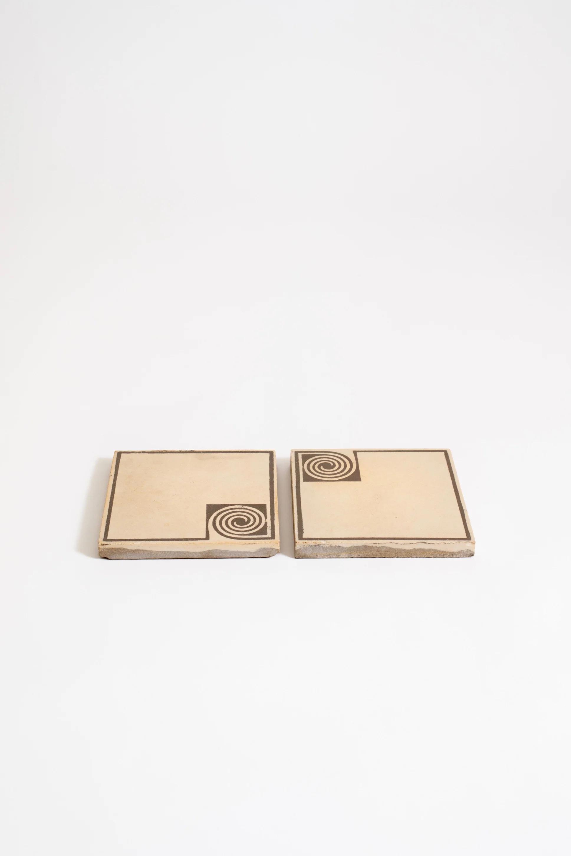PAIR OF TILES FOR VILLEROY & BOCH. PETER BEHRENS, C. 1903 - Image 2