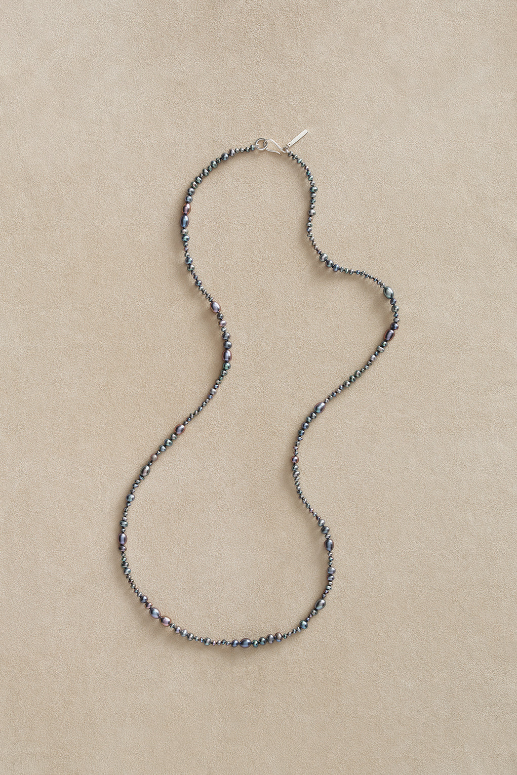 Peacock Pearl Mermaid Necklace, 33in - Image 3