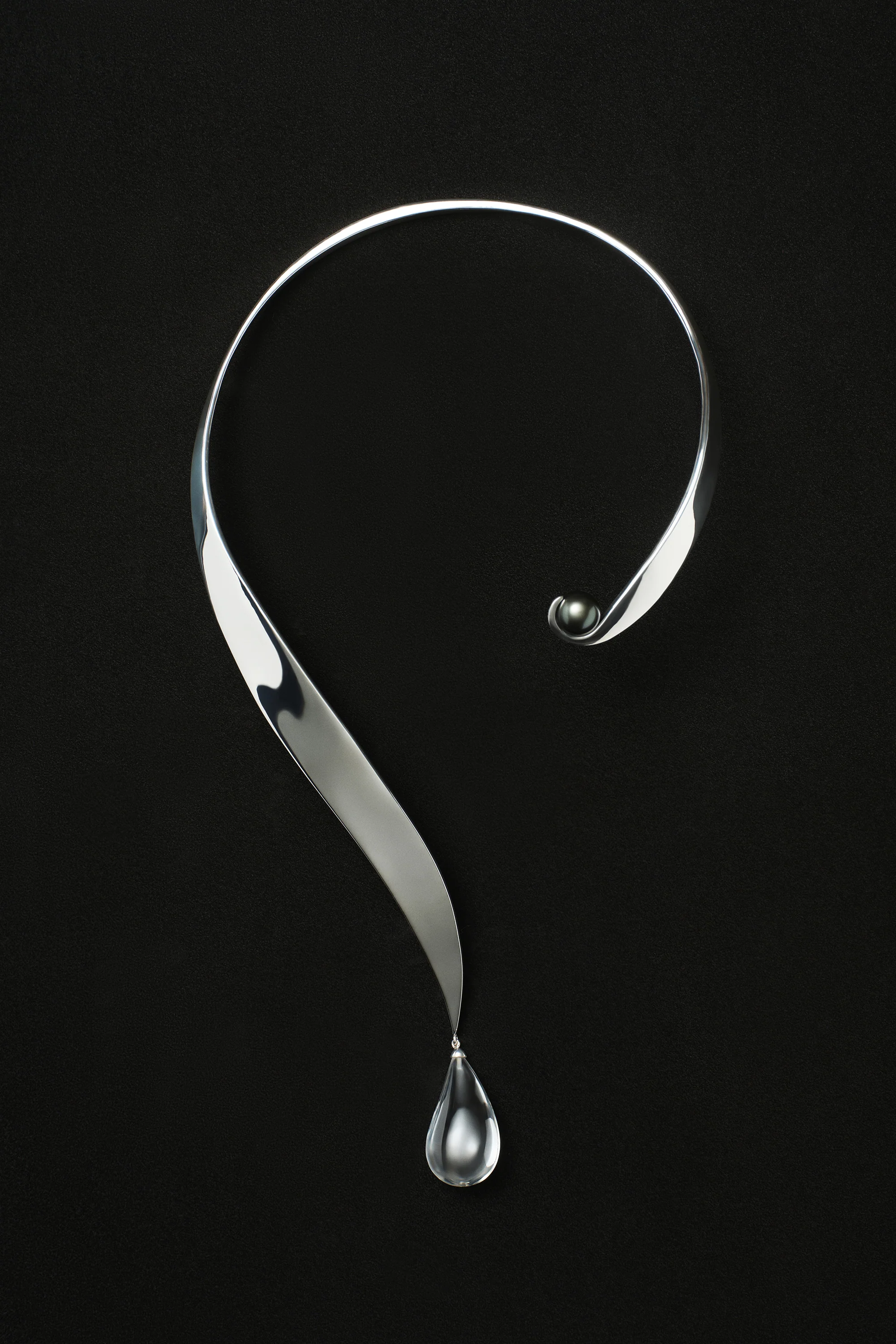 Pearl Moon Drop Collar - Image 2