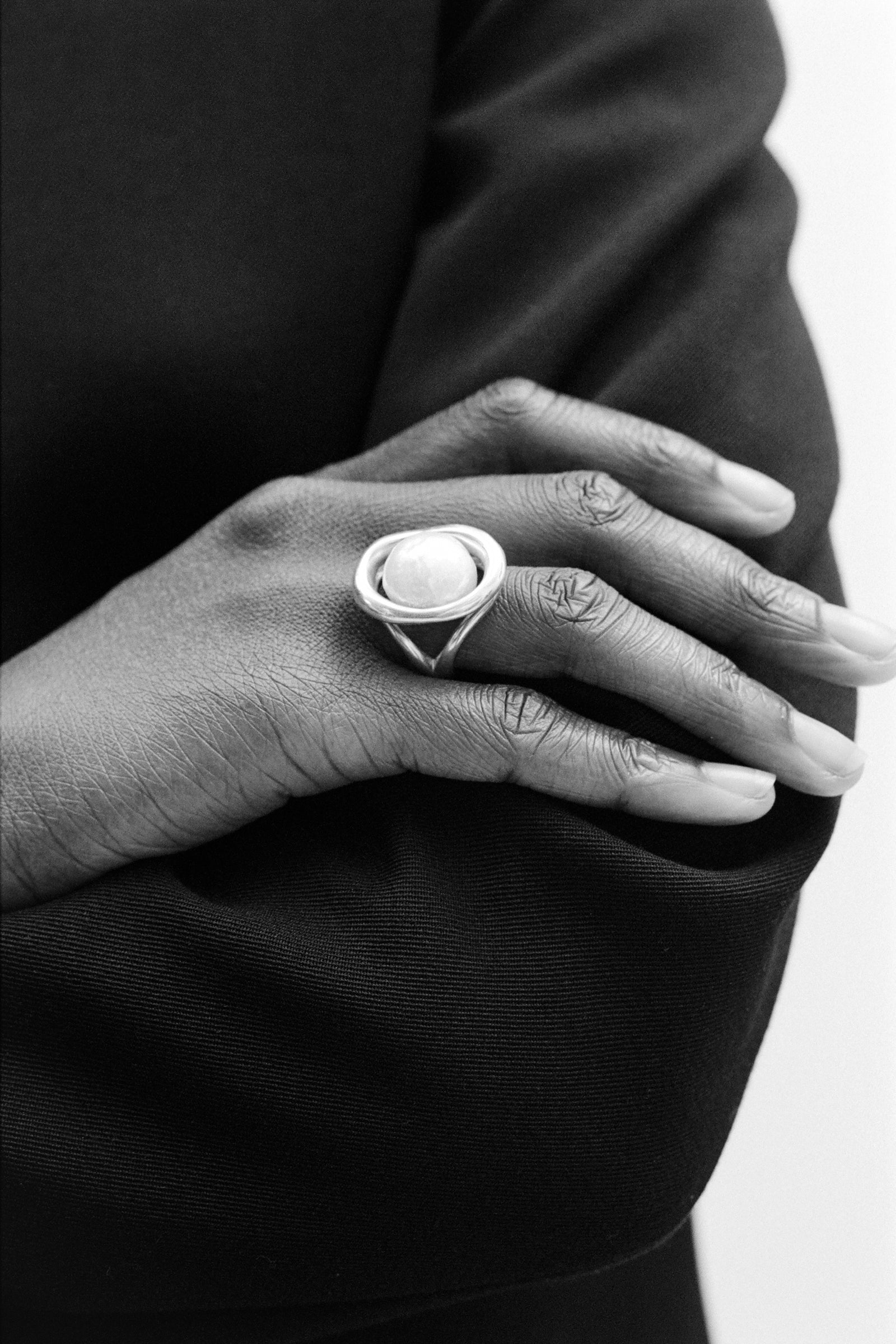 PEARL ORB RING