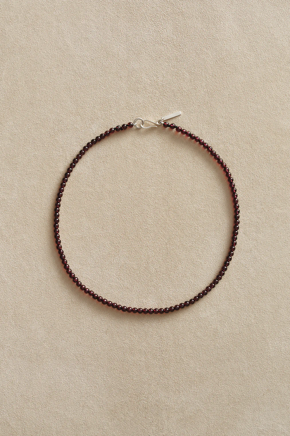 Petite Boule Collar in Garnet - Image 4