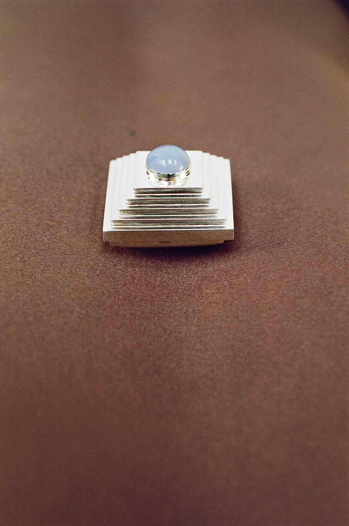 Pyramid Pill Box in Chalcedony - Image 4