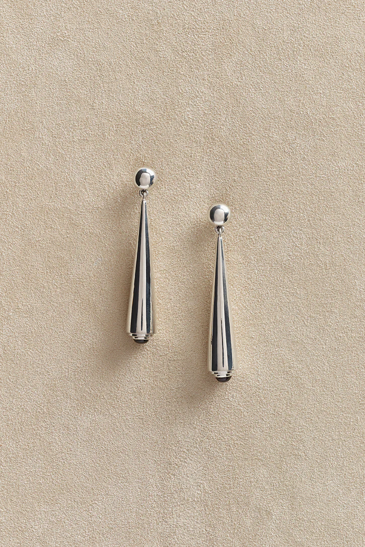 Secession Earrings in Garnet - Image 3