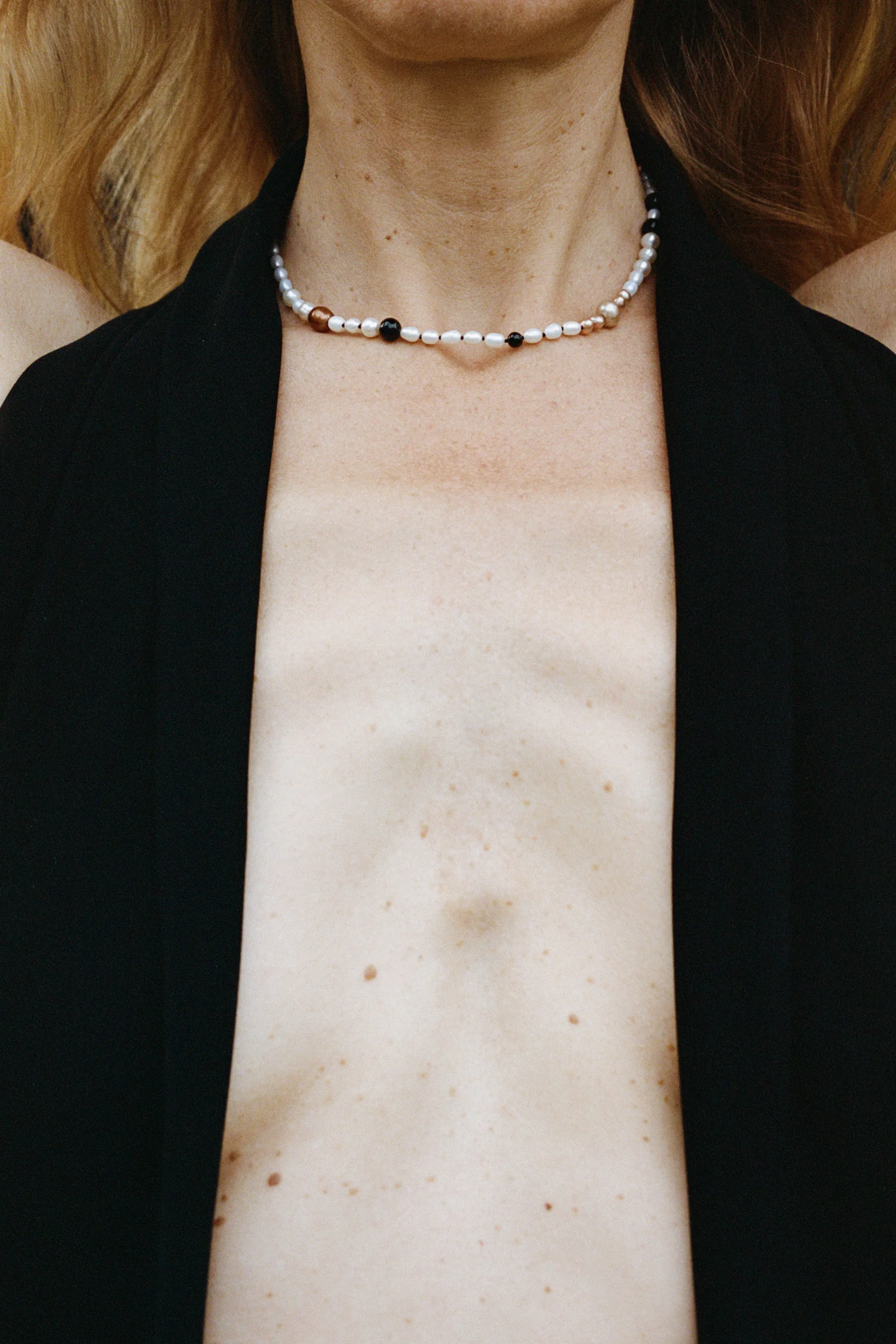 Sirena Pearl Necklace, 15in - Image 2