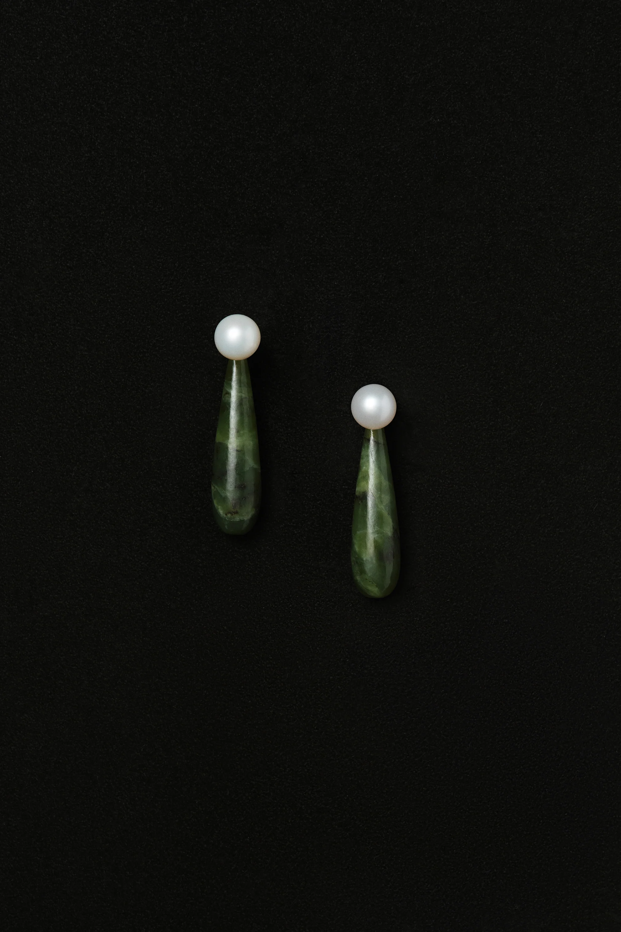 Small Angelyne Earrings in Jade - Image 2