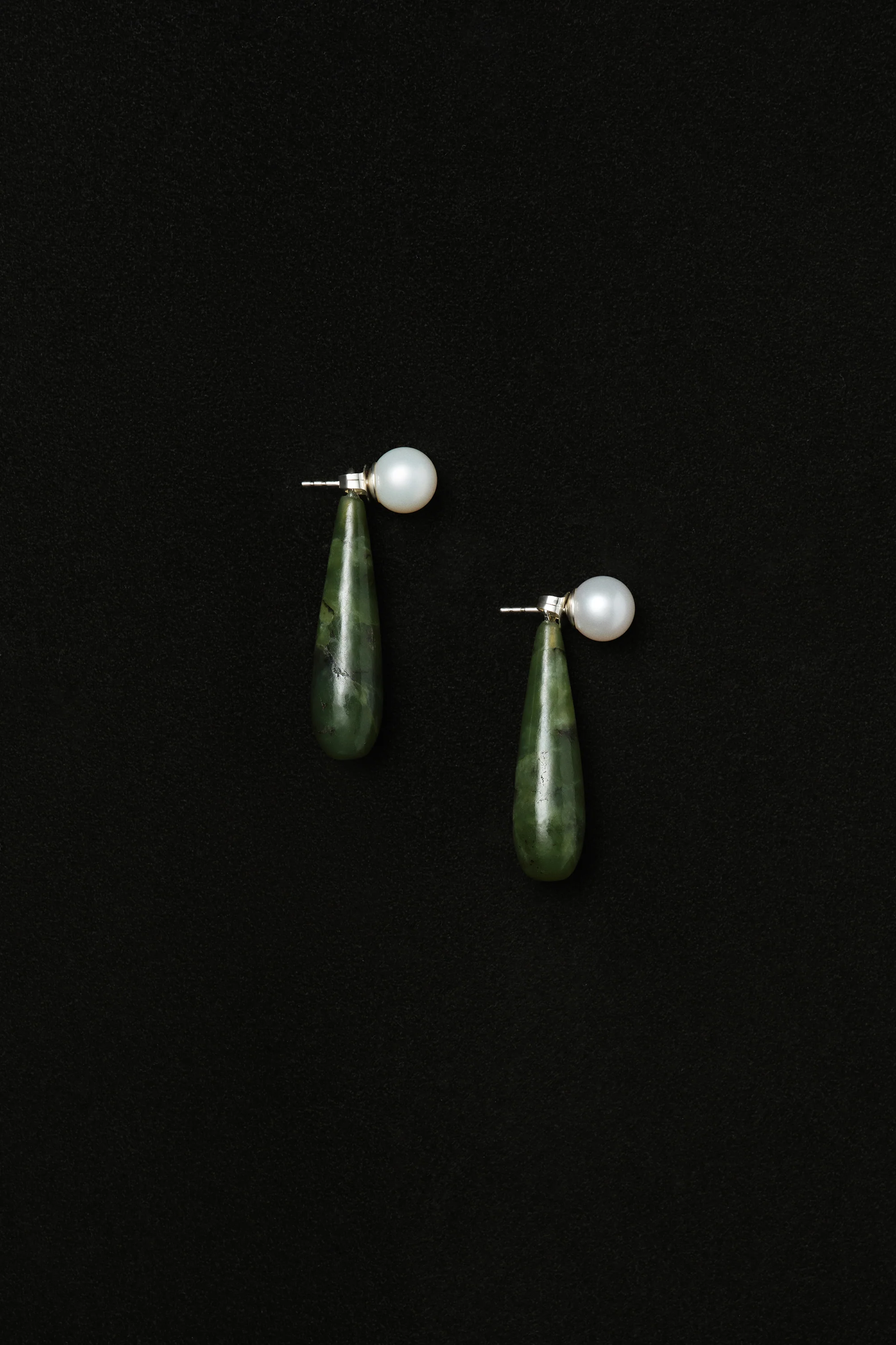 Small Angelyne Earrings in Jade - Image 3