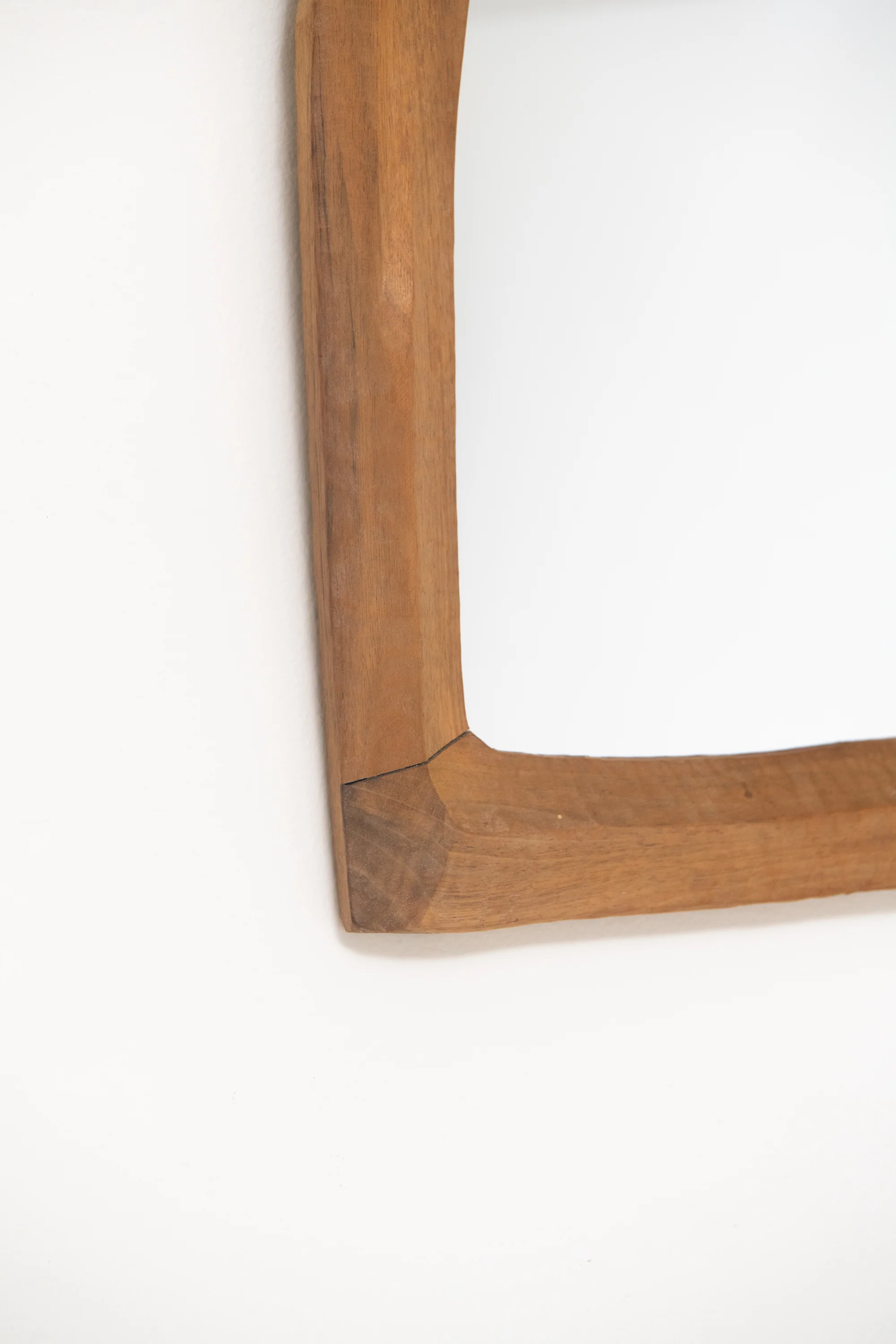 SWISS, ANTHROPOSOPHIC CARVED WOOD MIRROR, C. 1930 - Image 3