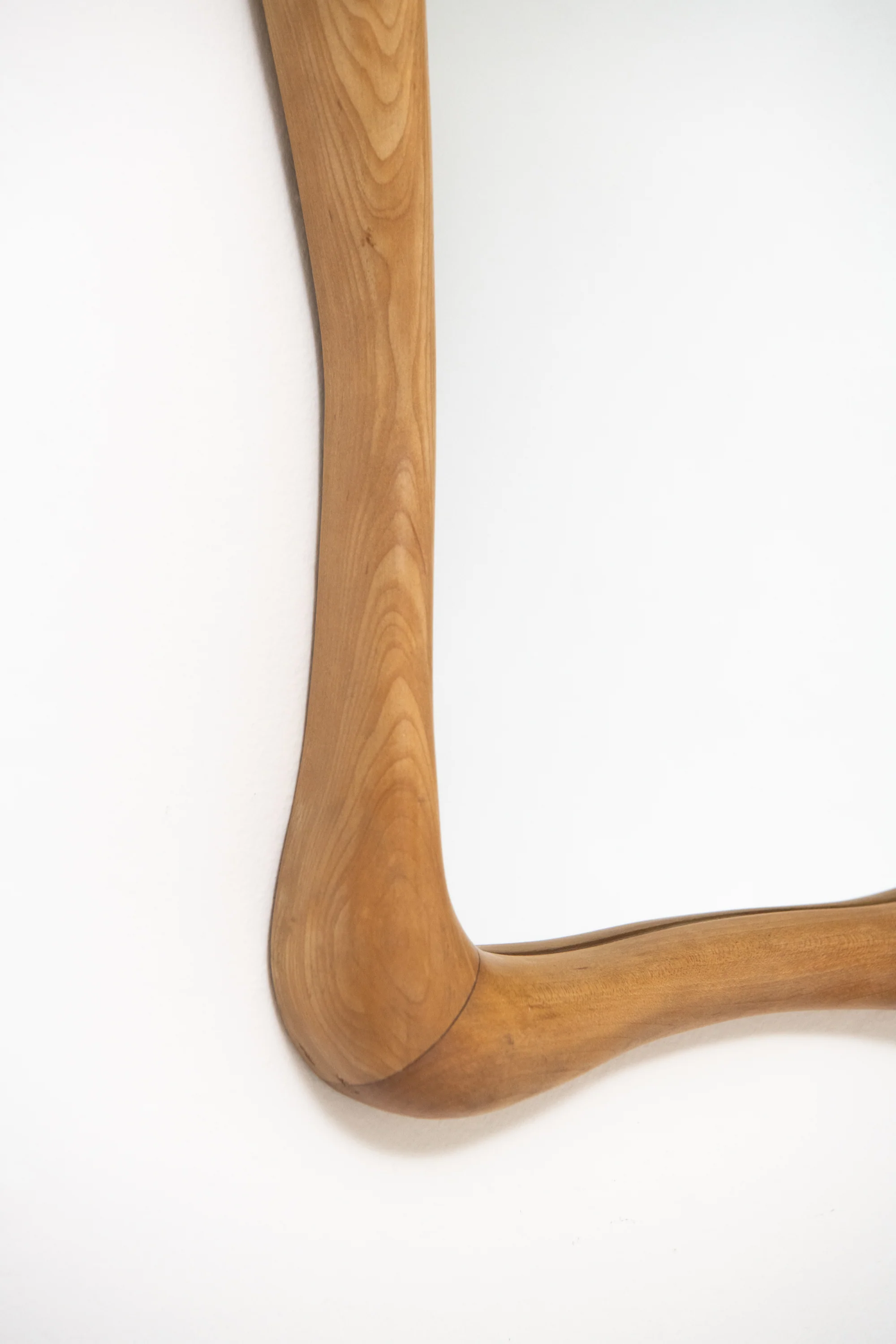 SWISS, SMOOTH CARVED ANTHROPOSOPHIC MIRROR, C. 1930 - Image 3
