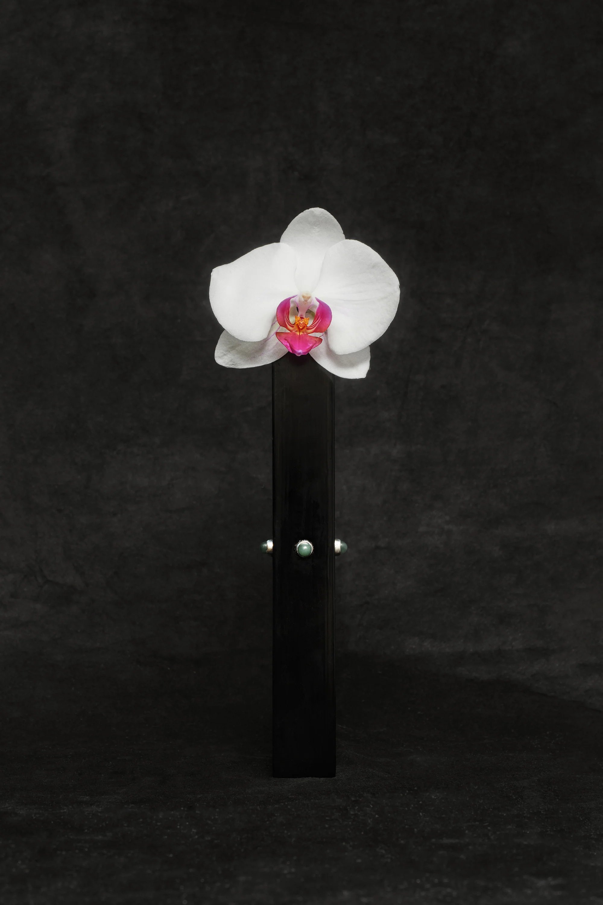 Three Sisters Bud Vase, Jade - Image 2