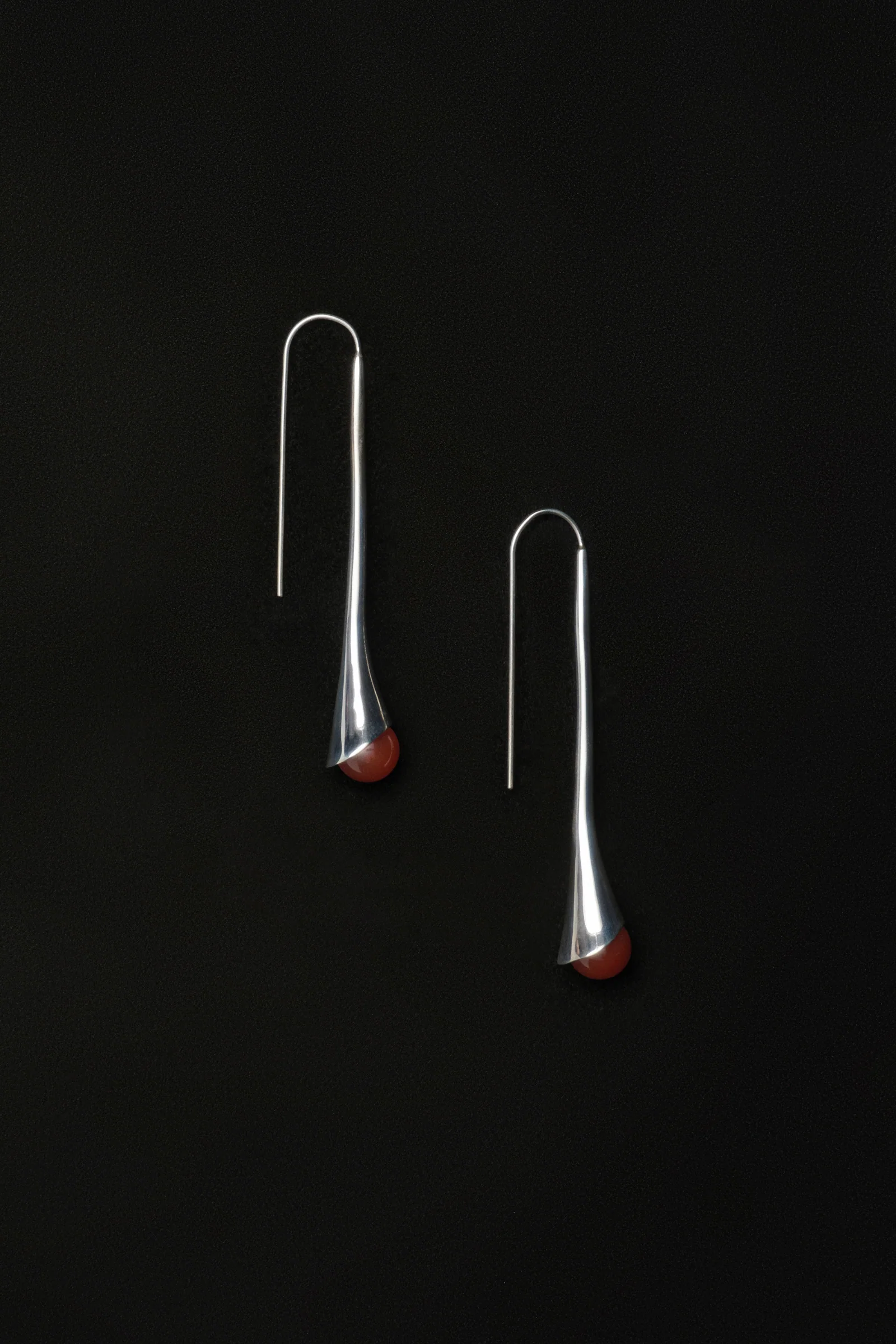 Vienna Earrings in Carnelian - Image 2